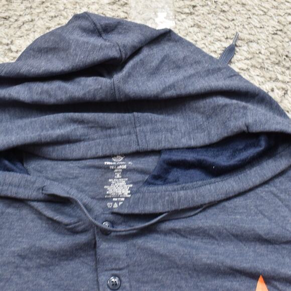 True Fan Men's Size 2XL Pullover Sweater Hoodie Jacket Huston Astros Cotton Blen - Picture 6 of 8